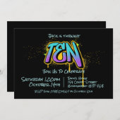 落書き10の招待状 招待状 (正面/裏面)