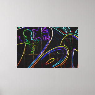 落書き10 60x40 (150x100cm)ワッカ キャンバスプリント