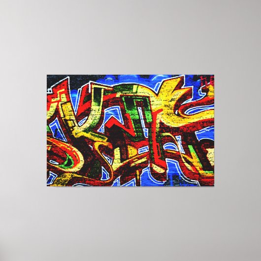 落書き17 60x40 (150x100cm)waccnm キャンバスプリント (正面)