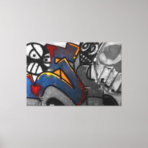 落書き1 60x40 (150x100cm)ワッカ キャンバスプリント