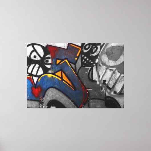 落書き1 60x40 (150x100cm)ワッカ キャンバスプリント (正面)