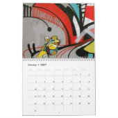 落書き2009年を越えて-書かれた壁 カレンダー (1月 2027)