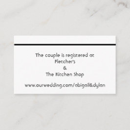 「落書き」の結婚登録証 エンクロージャーカード