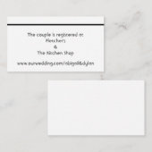 「落書き」の結婚登録証 エンクロージャーカード (正面/裏面)