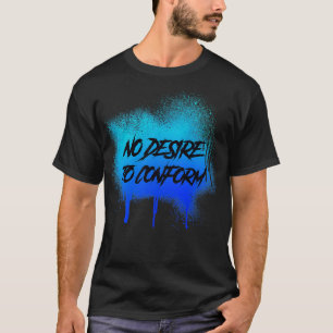 落書き(ばちゃばちゃ)跳ねる Tシャツ