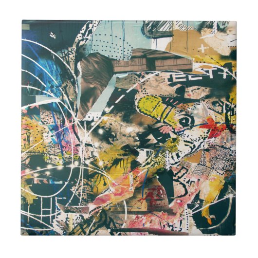 落書き タイル (正面)