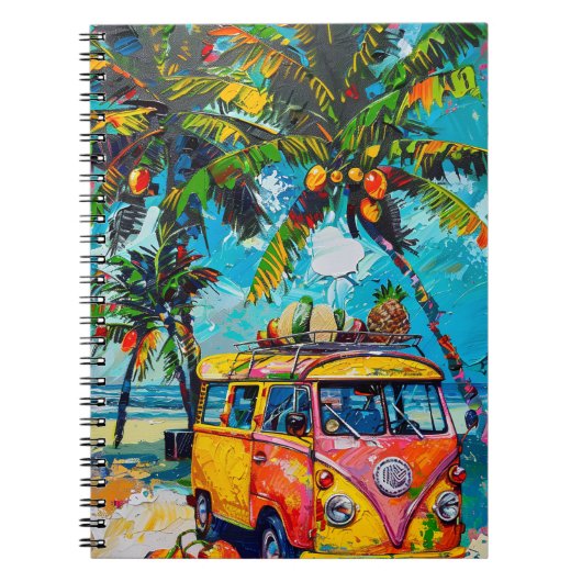 落書き&タコスのノートブック ノートブック (正面)