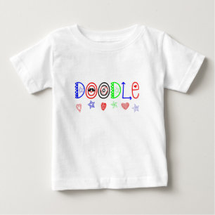 落書き ベビーTシャツ