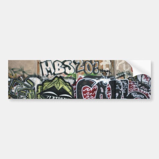 落書き、ベルリン、ドイツ バンパーステッカー (正面)
