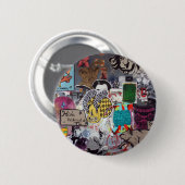 落書き、ベルリン、ドイツ 缶バッジ (正面&裏面)