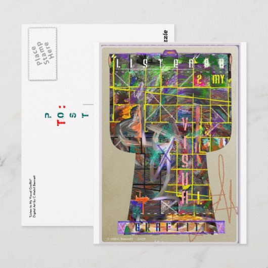 落書き ポストカード (正面/裏面)