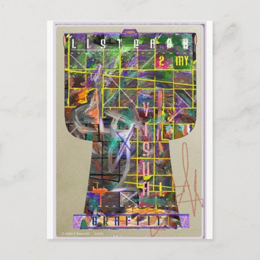 落書き ポストカード (正面)