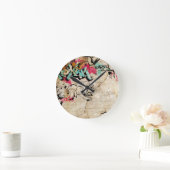 落書き ラウンド壁時計 (ホーム)