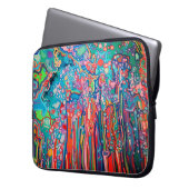 落書き ラップトップスリーブ (正面左)