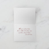 落書き ラブ・ピース・バレンタイン シーズンカード (内部)