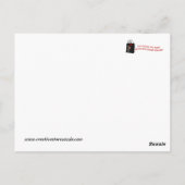 落書き：恋 –  ポストカード (裏面)