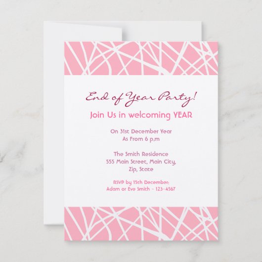 落書き 招待状 (正面)