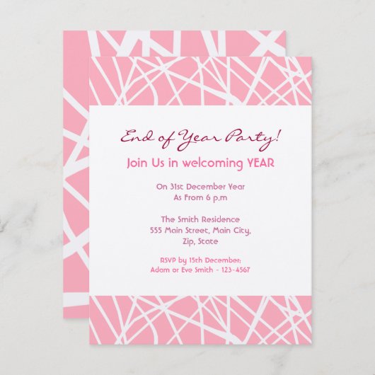 落書き 招待状 (正面/裏面)