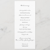 「落書き」結婚式 プログラム (裏面)