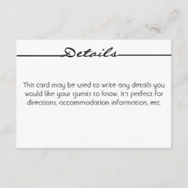 「落書き」詳細カード エンクロージャーカード