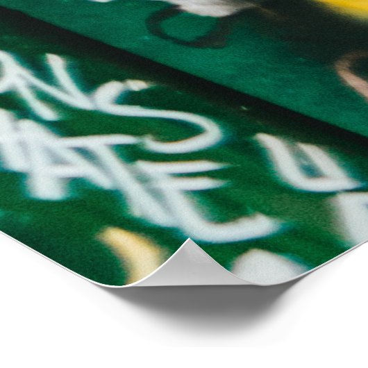 落書きATM機 ポスター (角)