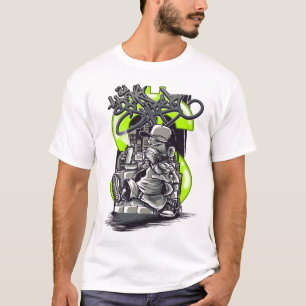 落書予測できなき家Tシャツ Tシャツ