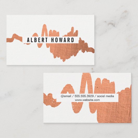 落書芸術的き 名刺 (正面/裏面)