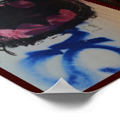 落書顔 ポスター (角)