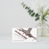 落木根の除去と木の掘削 名刺 (スタンド正面)