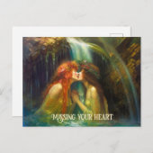 落水中のレズビアン ポストカード (正面/裏面)