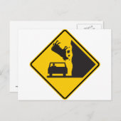 落牛圏高速道路標識 ポストカード (正面/裏面)