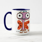 落着きのなさのマグ マグカップ (左)