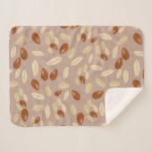 落花模様 シェルパブランケット (正面(横))