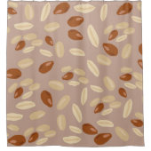 落花模様 シャワーカーテン (正面)