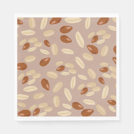 落花模様 スタンダードランチョンナプキン (正面)