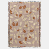 落花模様 スローブランケット (正面縦)
