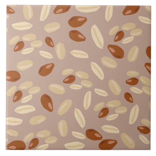 落花模様 タイル (正面)