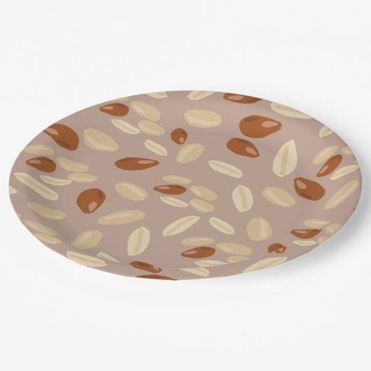 落花模様 ペーパープレート (アングル)