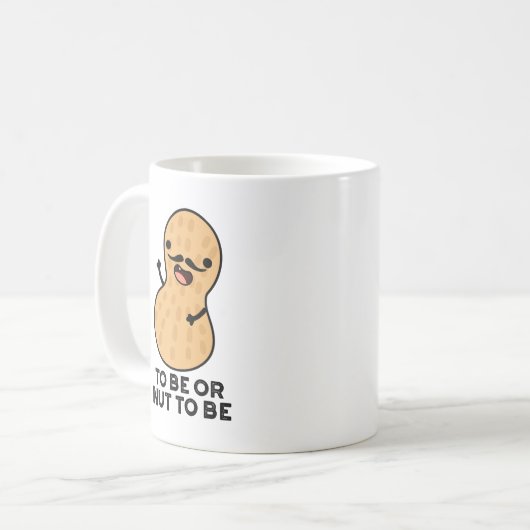 落花生おもしろい産 コーヒーマグカップ (正面左)