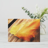 落葉招待状 招待状 (スタンド正面)