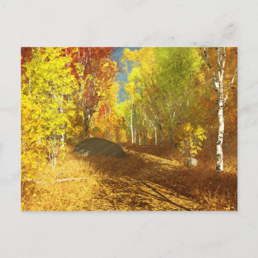 落葉書 ポストカード (正面)