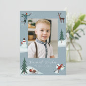 落雪写真お洒落 シーズンカード (スタンド正面)