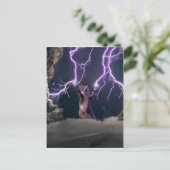 落雷した猫 ポストカード (スタンド正面)