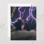 落雷した猫 ポストカード (正面/裏面)