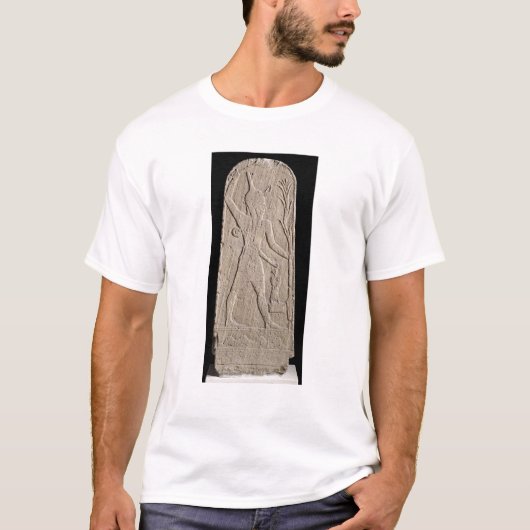 落雷を用いる嵐神のバアル Tシャツ (正面)