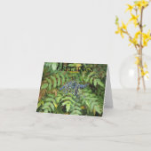 葉あいさつカード カード (黄色い花)