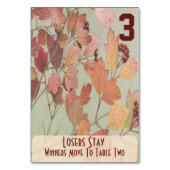 葉および果実Bunco #3 テーブルナンバー (正面)