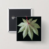 葉および茎 缶バッジ (正面&裏面)