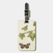 葉および蝶 ラゲッジタグ (正面縦)