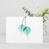 葉かわいらし板 招待状 (スタンド正面)